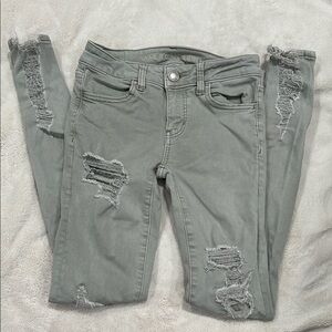 American Eagle Distressed Skinny Jeans Next Level Stretch